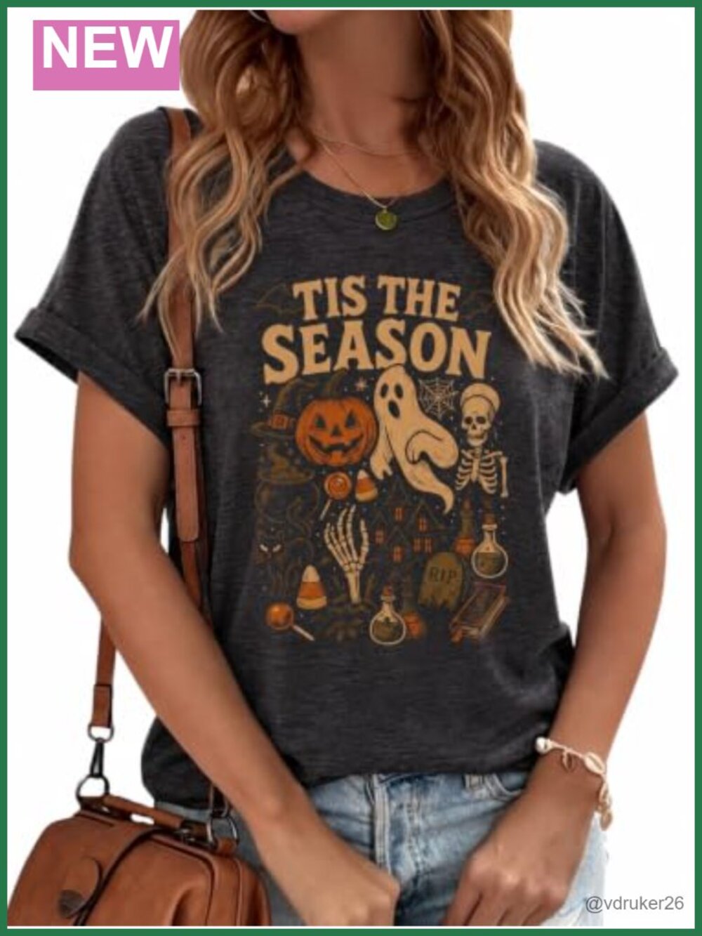 Halloween Graphic Tee Women Spooky Season T-Shirt Ghost Pumpkin Short Sleeve